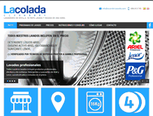 Tablet Screenshot of lavanderiasevilla.com
